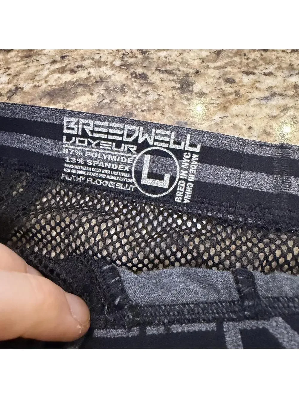 Men's Black Boxers-and-brief